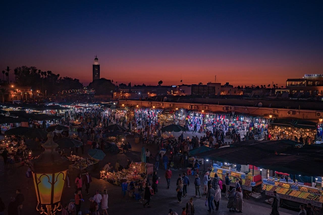 Marrakech street scene